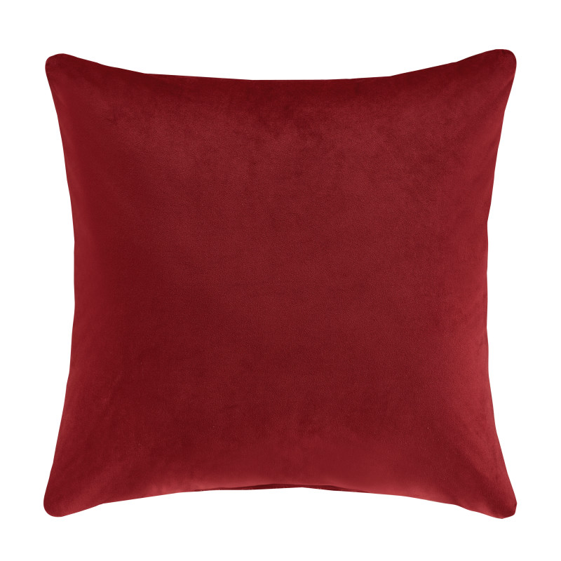 Crimson 20inch Square Decorative Throw Pillow