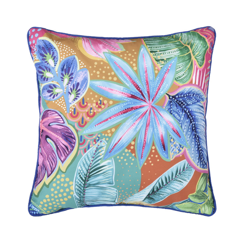 Turquoise 18inch Square Decorative Throw Pillow