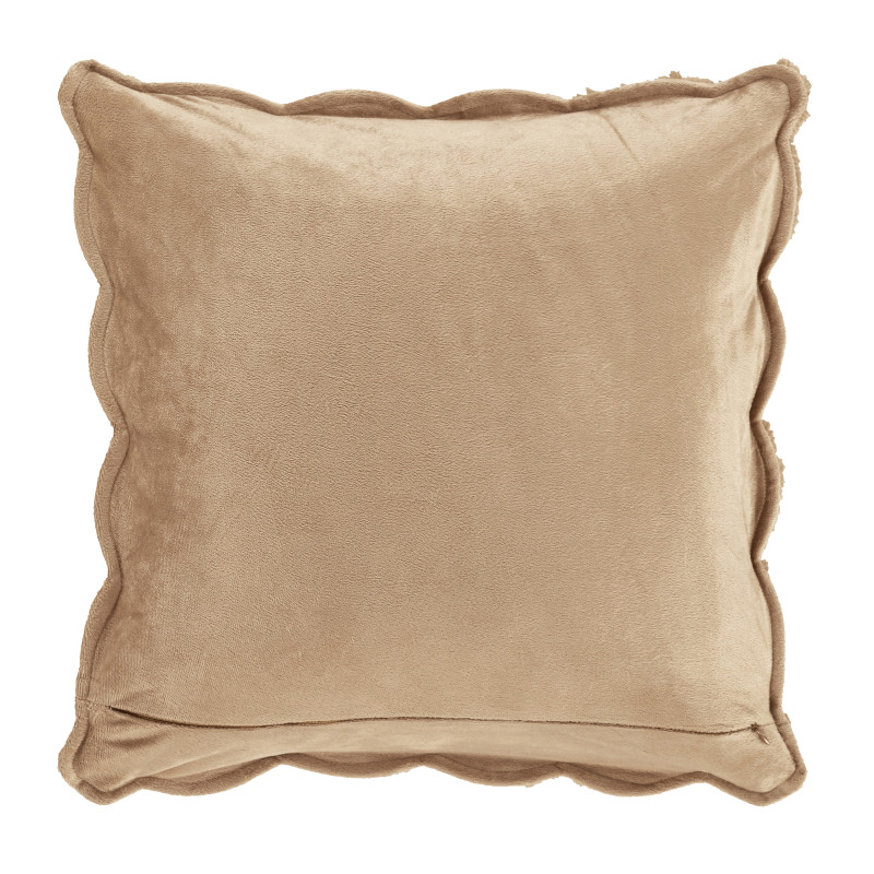 Gold 18inch Square Quilted Decorative Throw Pillow