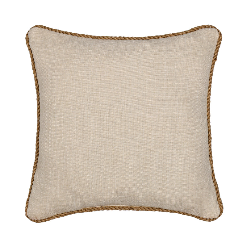 Apricot 18inch Square Decorative Throw Pillow