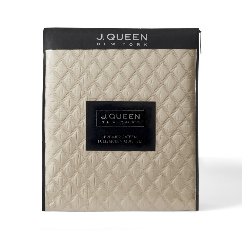 Pale Gold King/Cal King 3Pc. Quilt Set