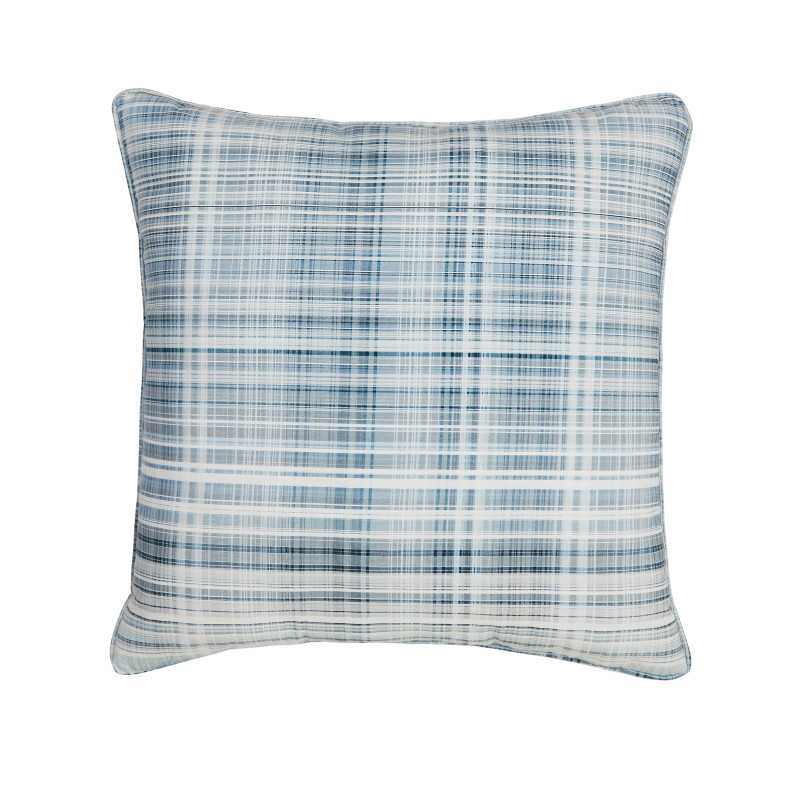 Blue 20inch Square Decorative Throw Pillow