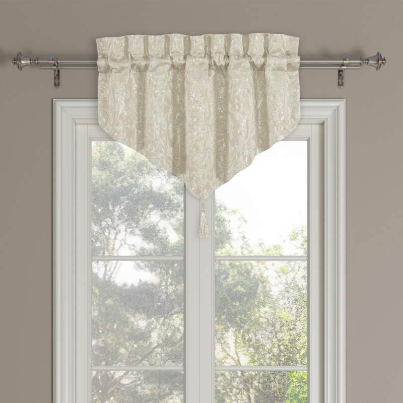 Champagne Window Ascot Valance