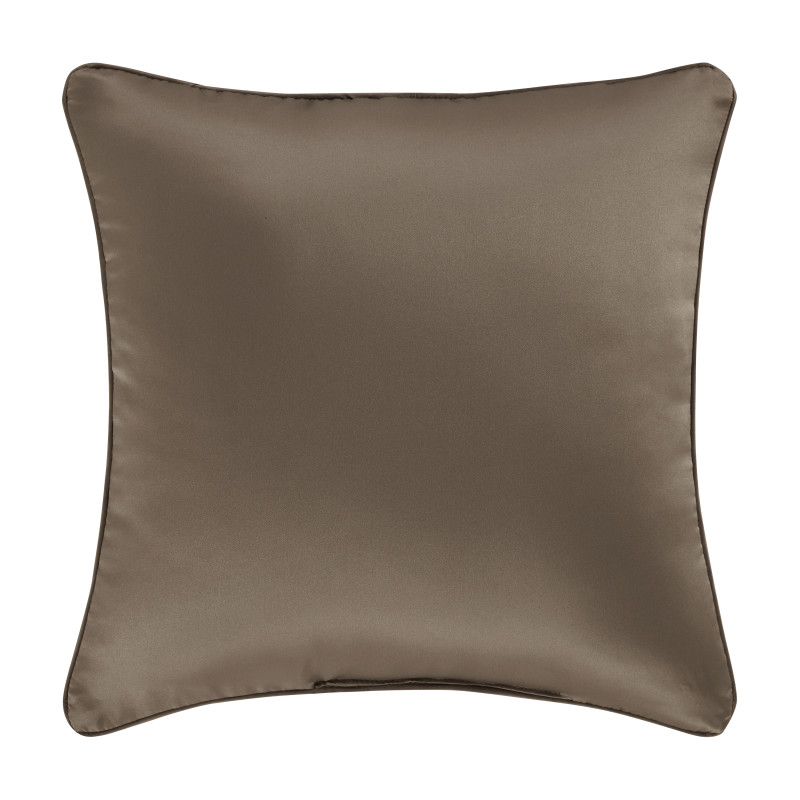Taupe 18inch Square Decorative Throw Pillow