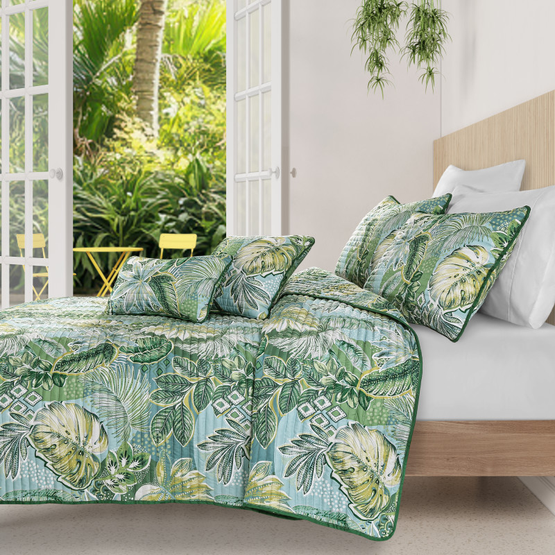 Teal Twin/Twin Xl 2Pc. Quilt Set