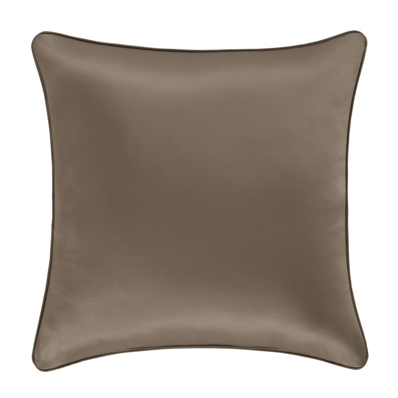 Taupe 20inch Square Decorative Throw Pillow