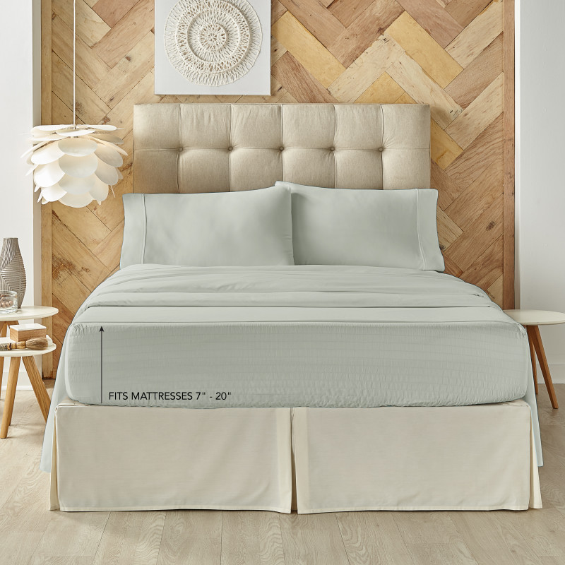 Powder Blue King 4Pc. Sheet Set