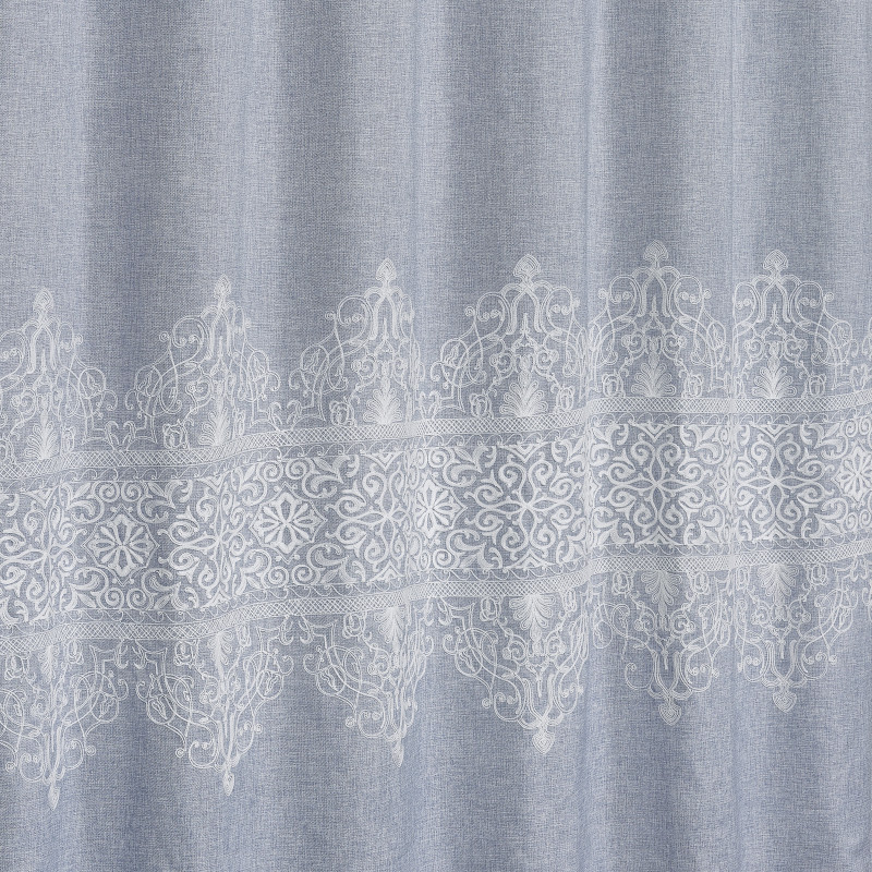 Powder Blue Shower Curtain