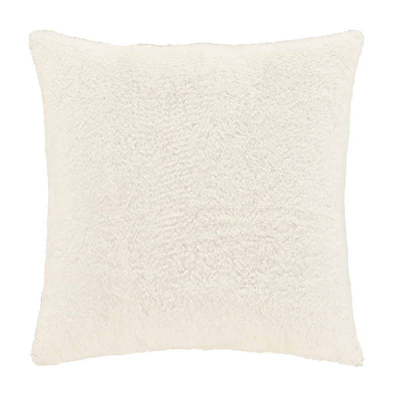 Winter White 20inch Square Decorative Throw Pillow