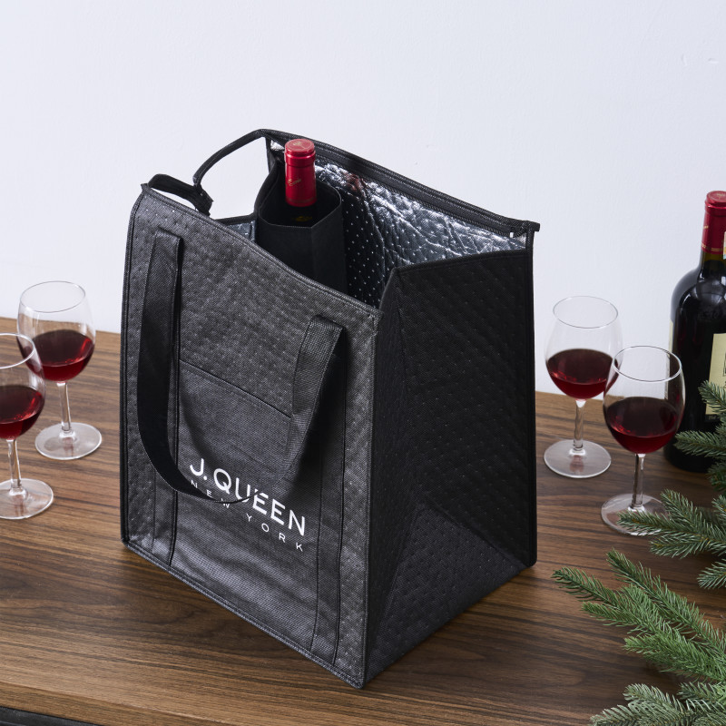 Black Insulated Tote Bag