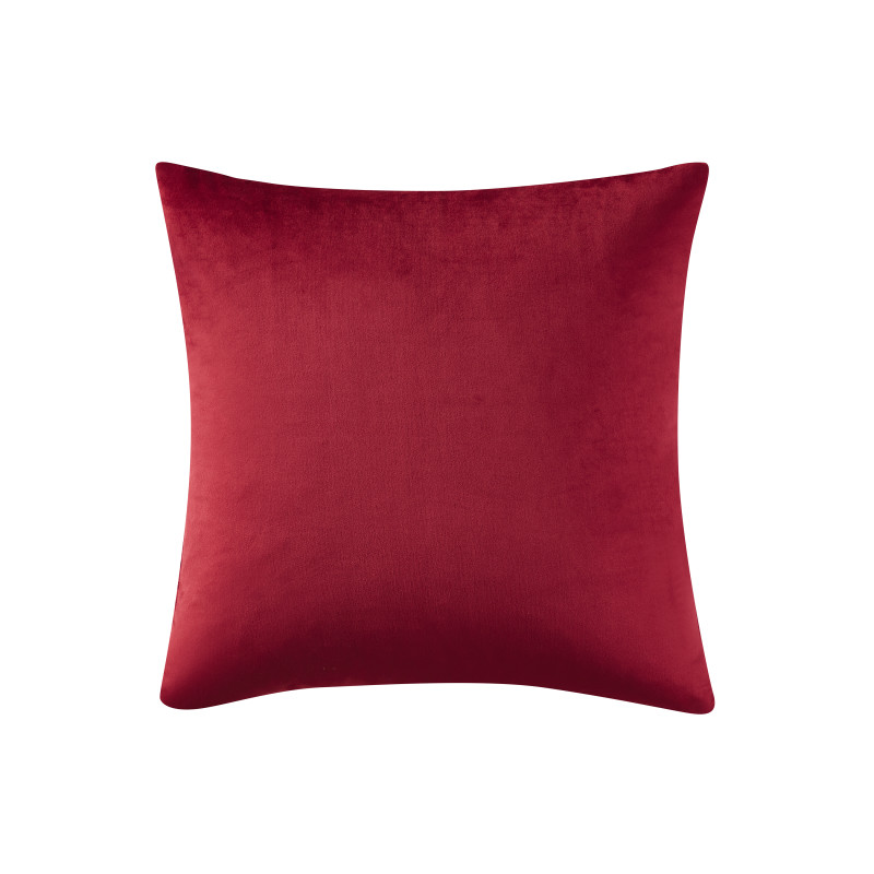 Crimson 18inch Square Decorative Throw Pillow