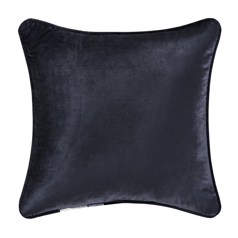 Indigo 18inch Square Embellished Decorative Throw Pillow