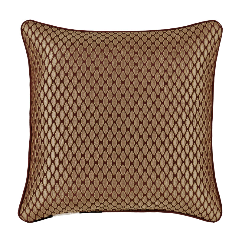 Crimson 20inch Square Decorative Throw Pillow