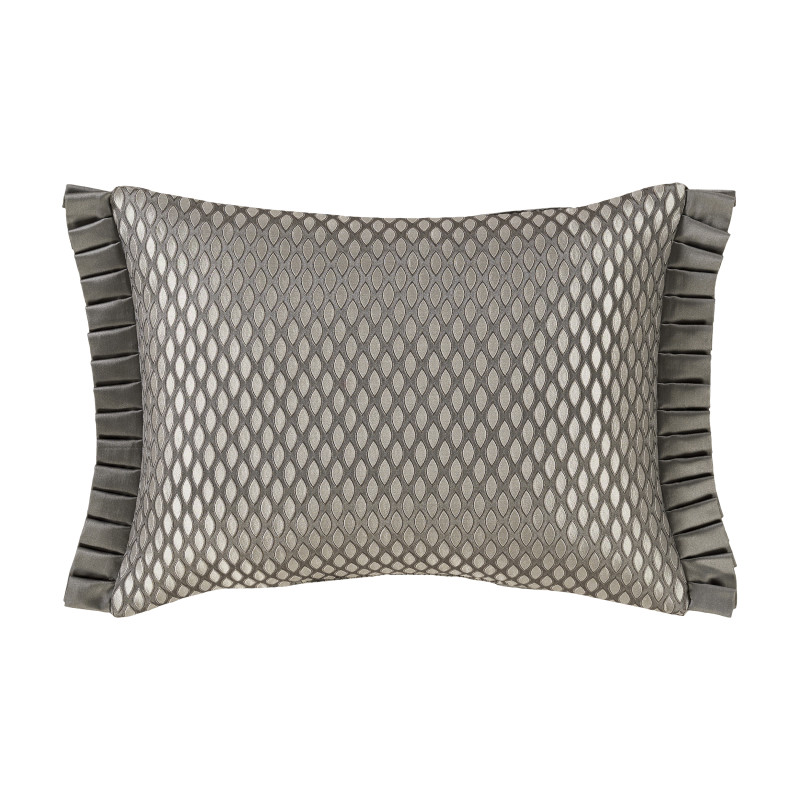 Silver Boudoir Decorative Throw Pillow