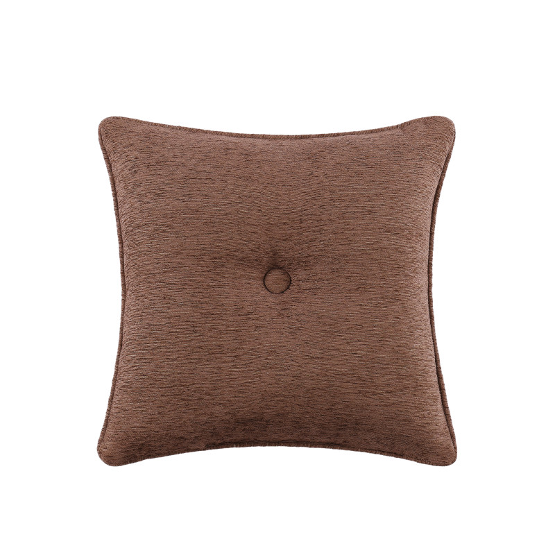 Terracotta 18inch Square Decorative Throw Pillow