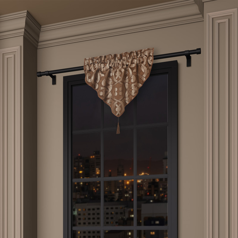 Copper Window Ascot Valance