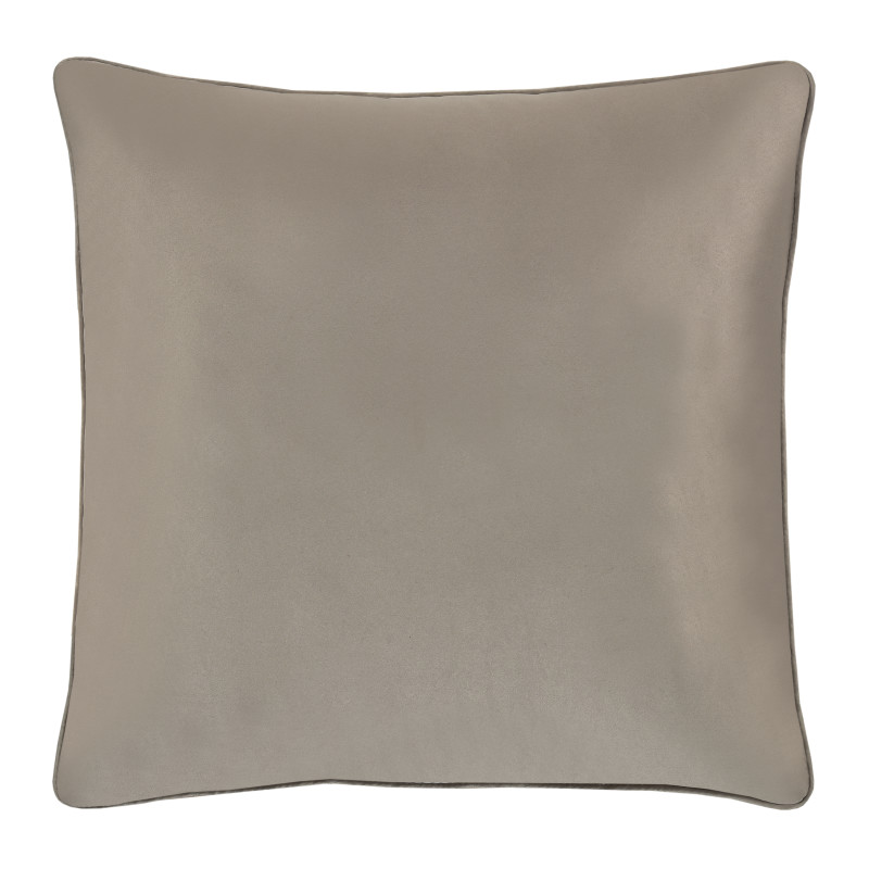 Taupe 20inch Square Decorative Throw Pillow