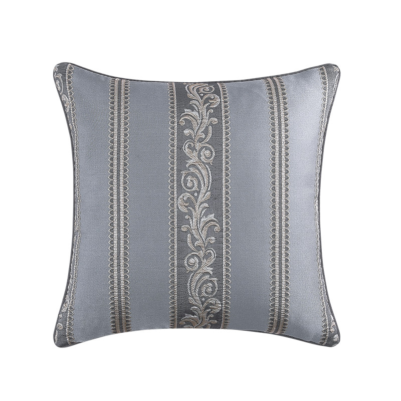 Powder Blue 20inch Square Decorative Throw Pillow