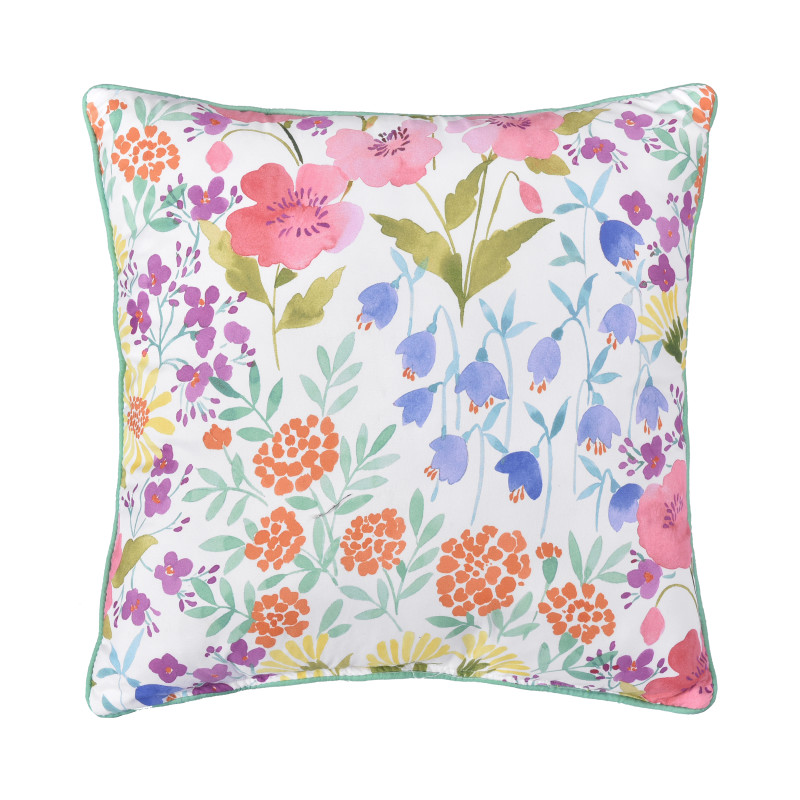 Turquoise 18inch Square Decorative Throw Pillow