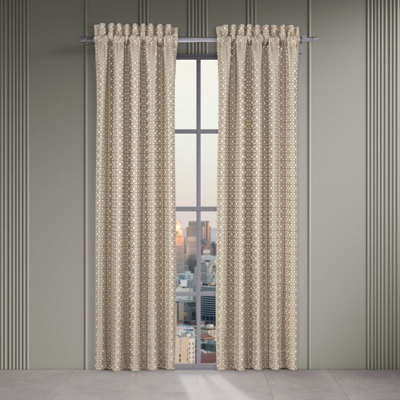 Gold 84inch Window Panel Pair