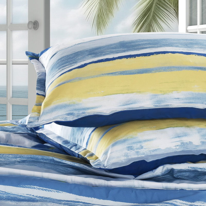 Blue Full/Queen 3Pc. Comforter Set