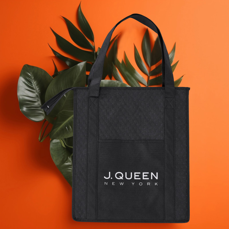 Black Insulated Tote Bag