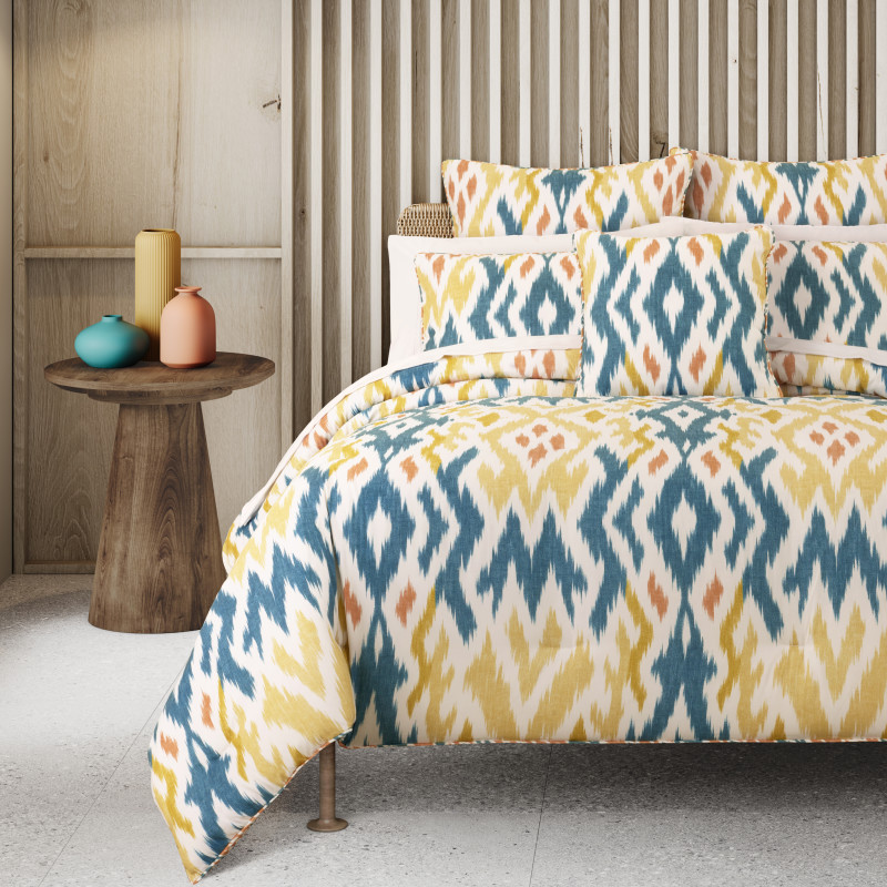 Teal Full/Queen 3Pc. Comforter Set