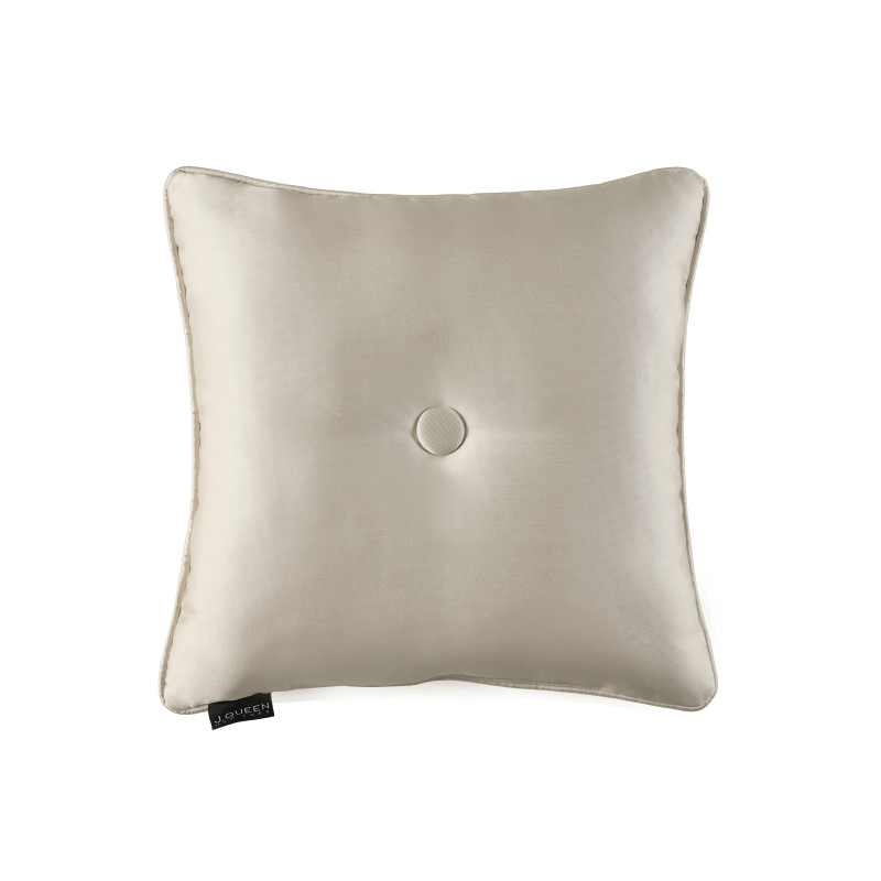 Ivory 18inch Square Decorative Throw Pillow