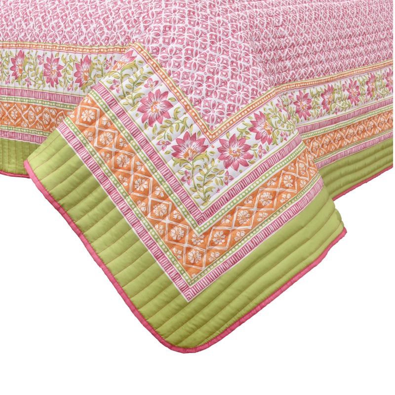 Pink Twin/Twin Xl 2Pc. Quilt Set