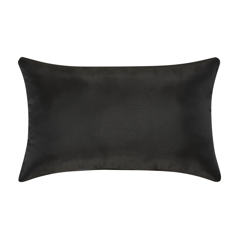 Black Boudoir Decorative Throw Pillow