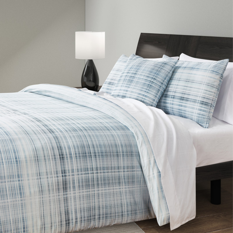 Blue King/Cal King Duvet Cover 3Pc. Set