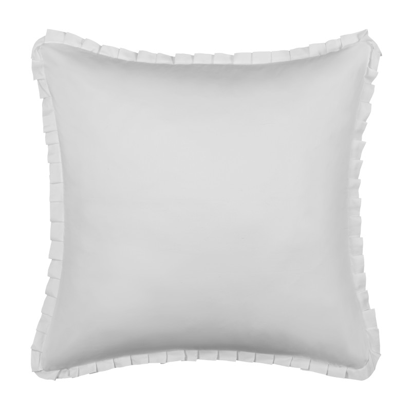 White Euro Quilted Sham