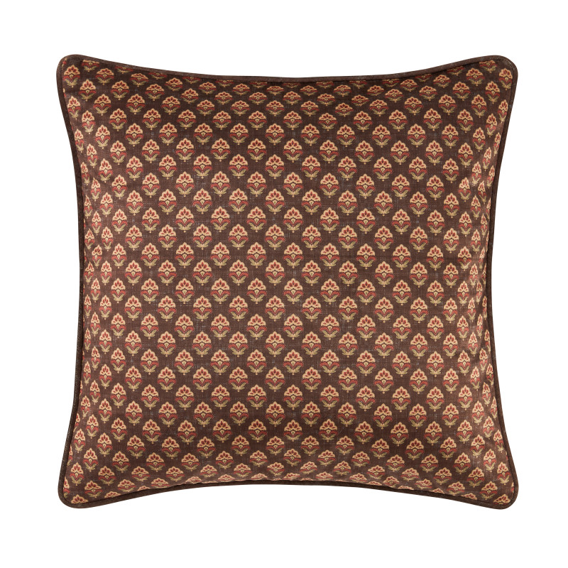 Chocolate 20inch Square Decorative Throw Pillow