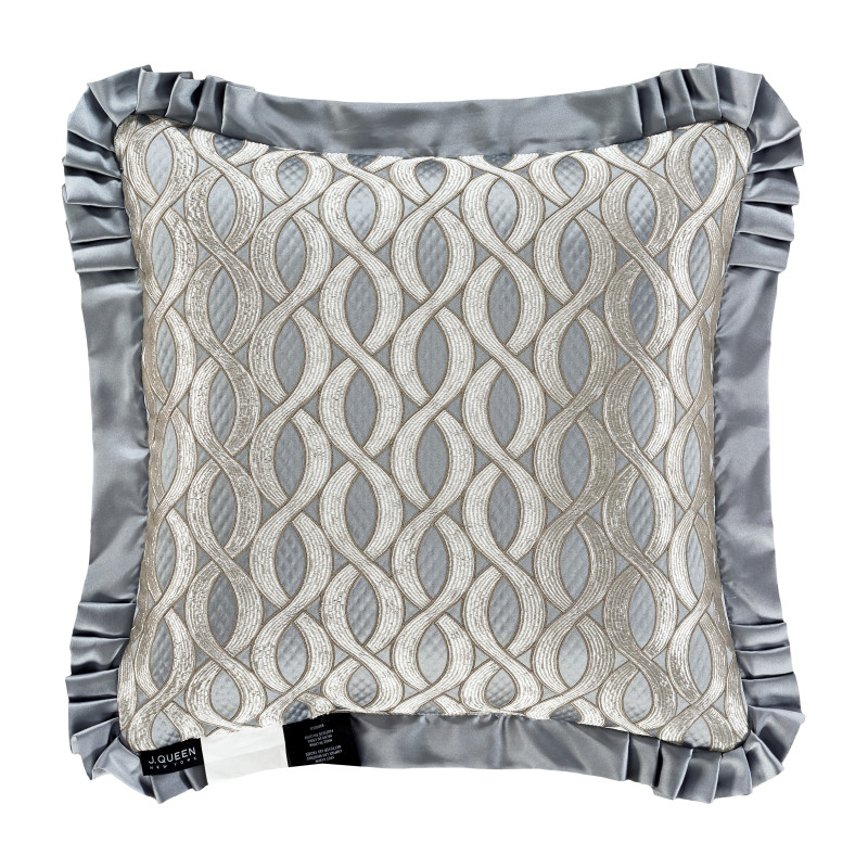 Sterling 20inch Square Embellished Decorative Throw Pillow