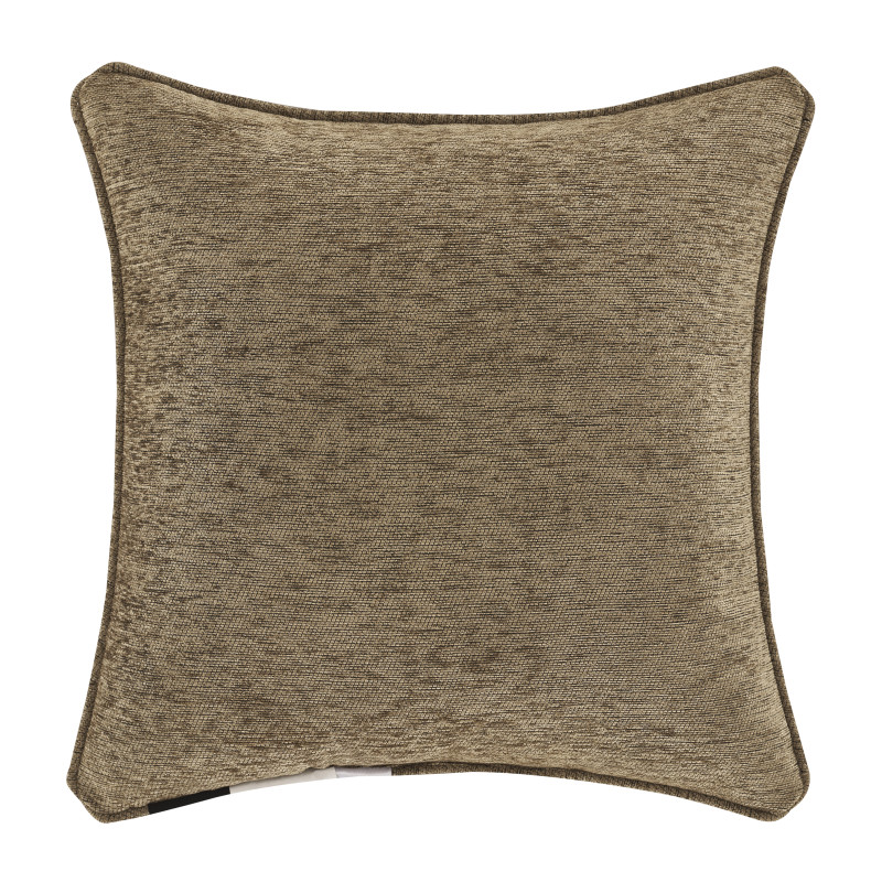 Beige 18inch Square Decorative Throw Pillow