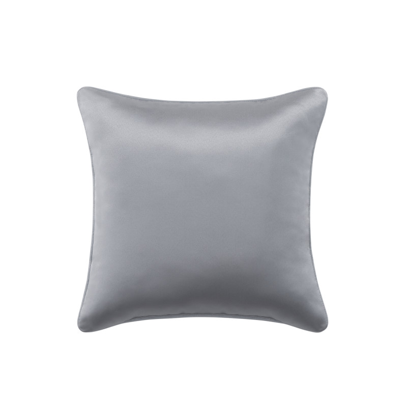 Powder Blue 20inch Square Embellished Decorative Throw Pillow