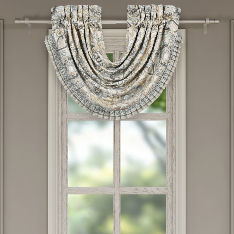 Spa Window Waterfall Valance