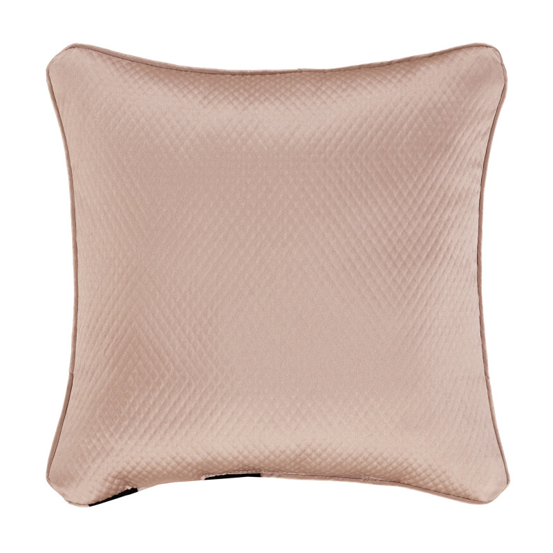 Blush 18inch Square Embellished Decorative Throw Pillow