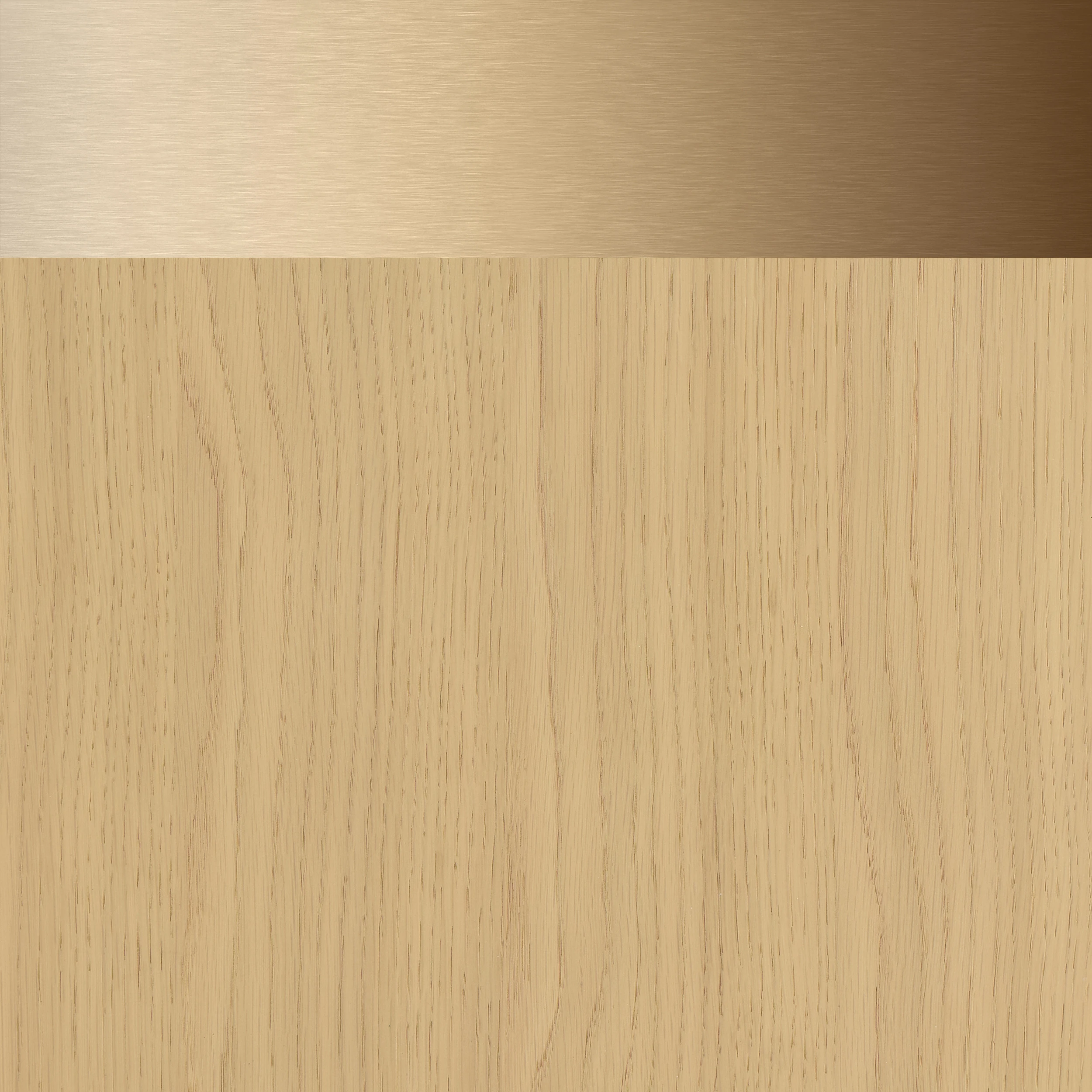 Scandinavian Oak with Satin Bronze Trim