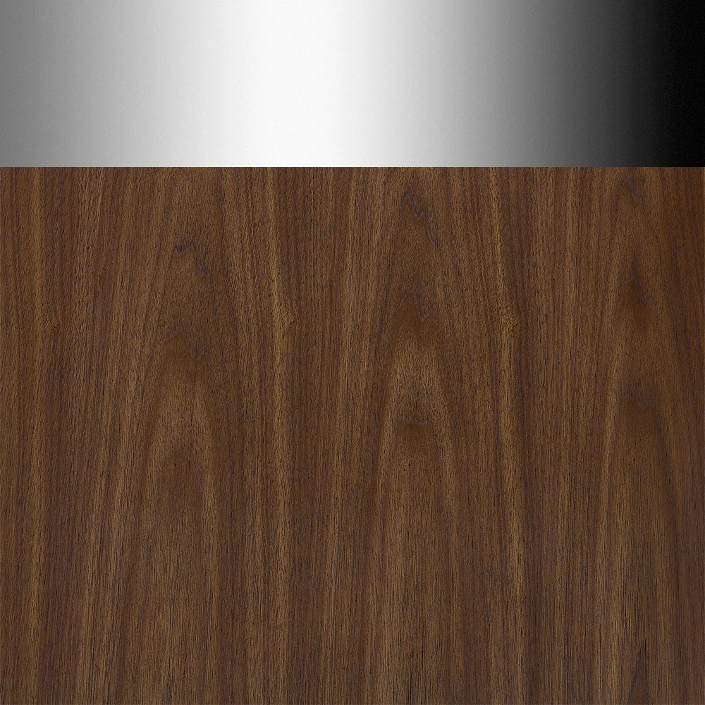 Dark Walnut with Polished Chrome Trim