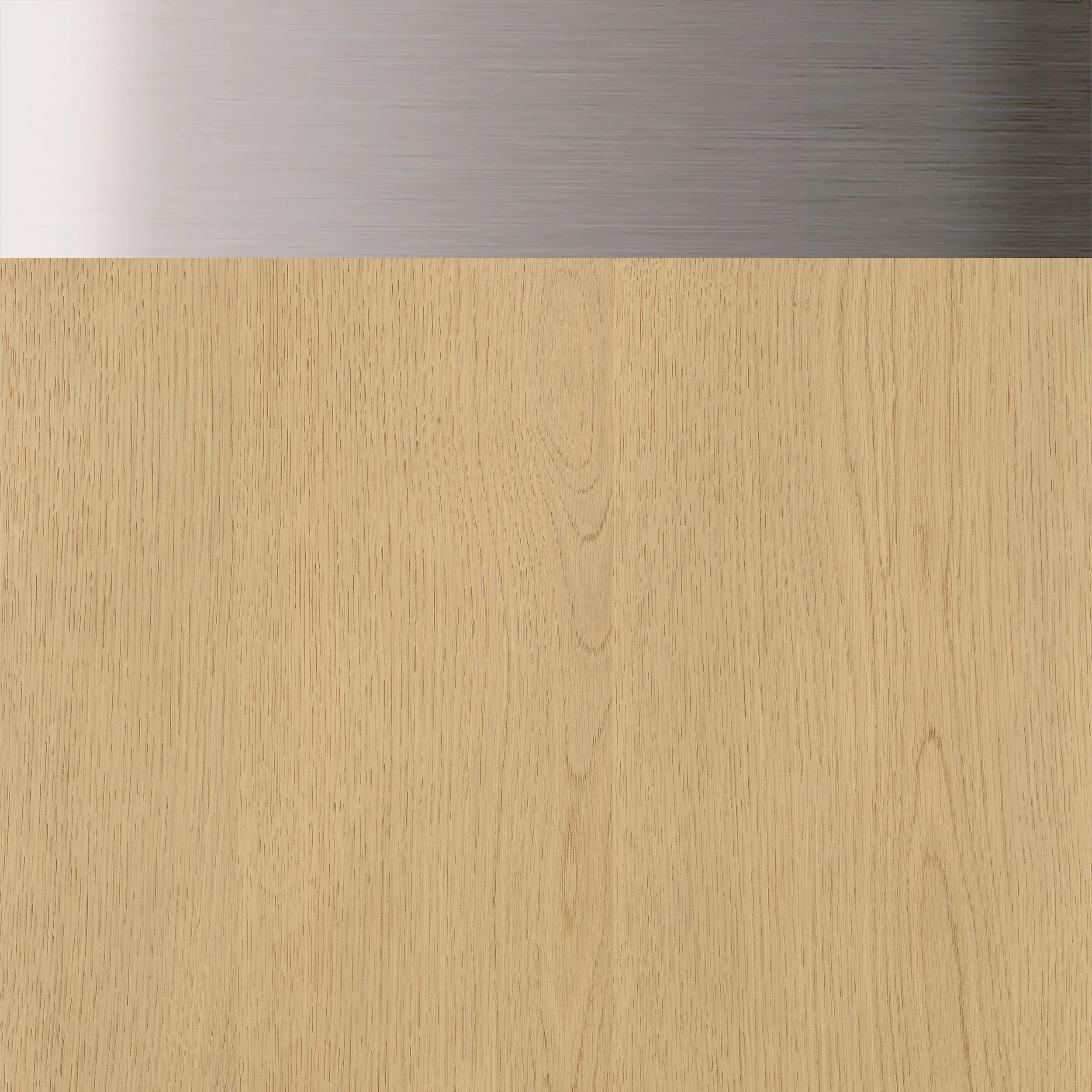 Scandinavian Oak with Brushed Nickel Trim