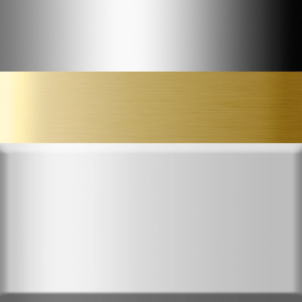 Matte White with Polished Chrome Trim and Brushed Gold Faucet