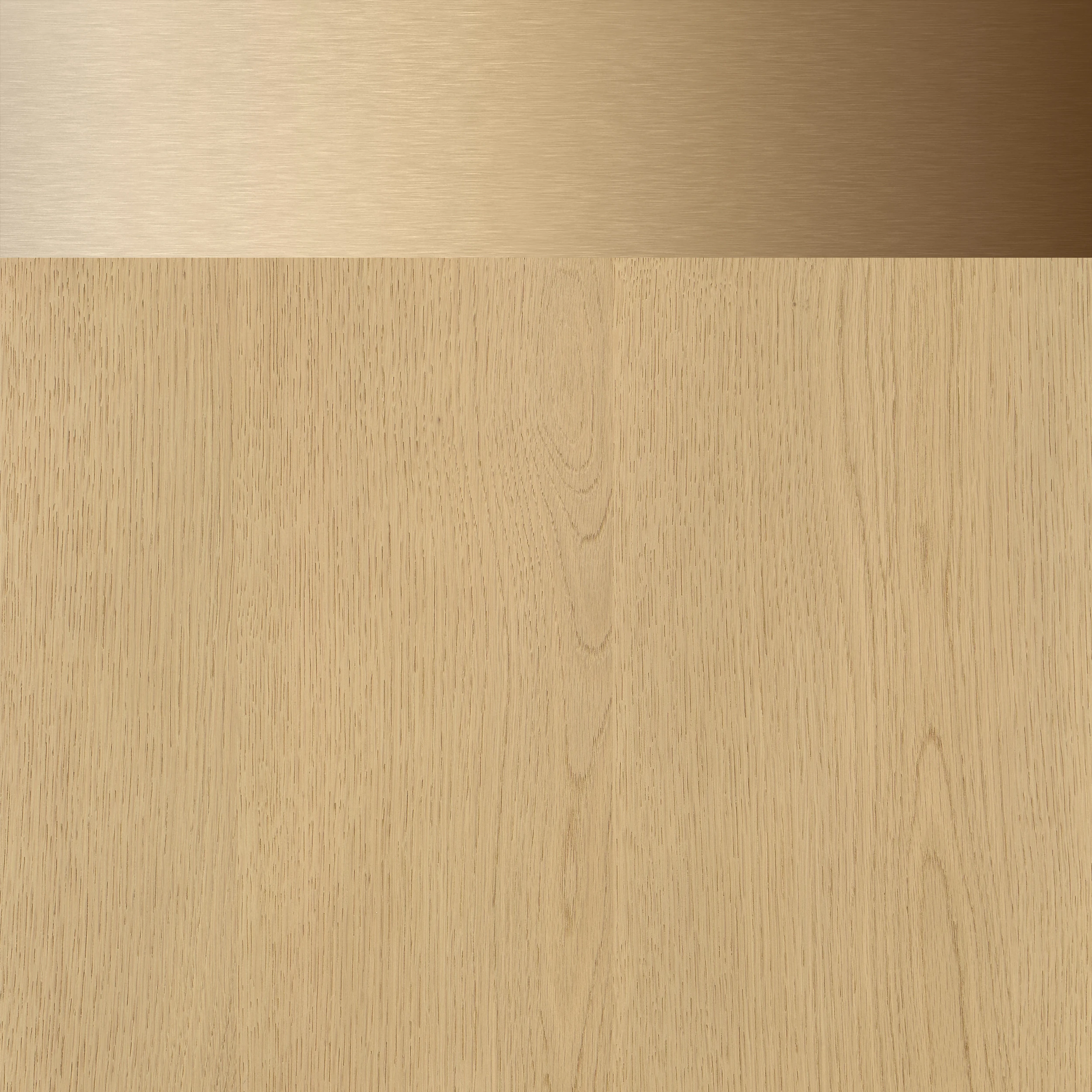 Scandinavian Oak with Satin Bronze Trim