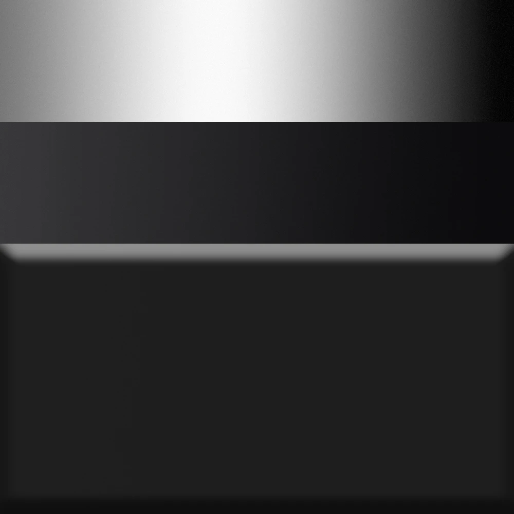 Black with Polished Chrome Trim and Matte Black Faucet