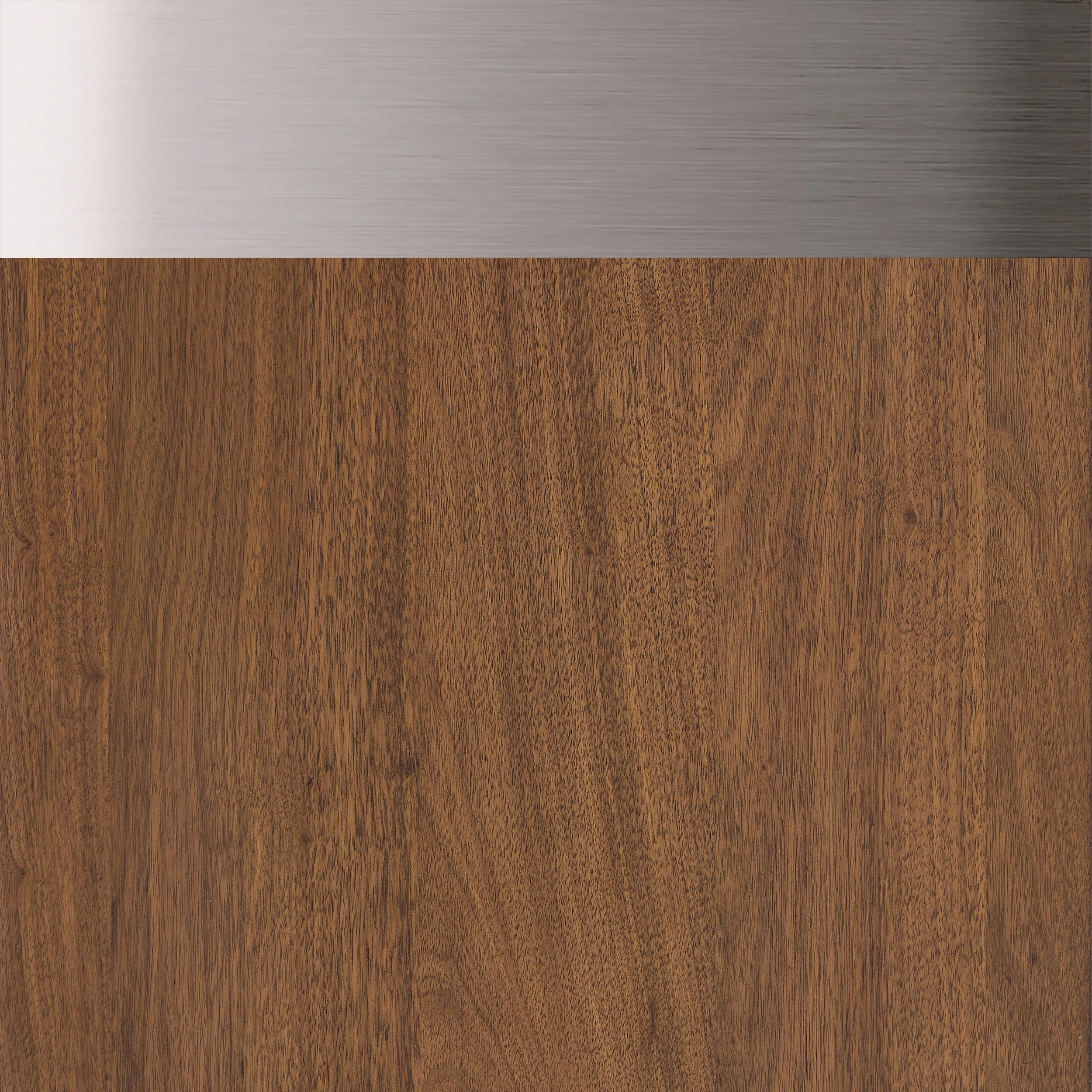 Toasted Walnut with Brushed Nickel Trim
