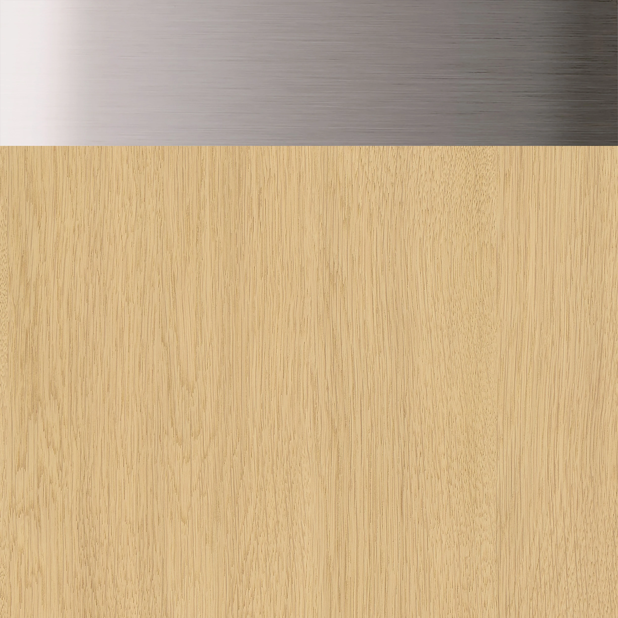 Scandinavian Oak with Brushed Nickel Trim