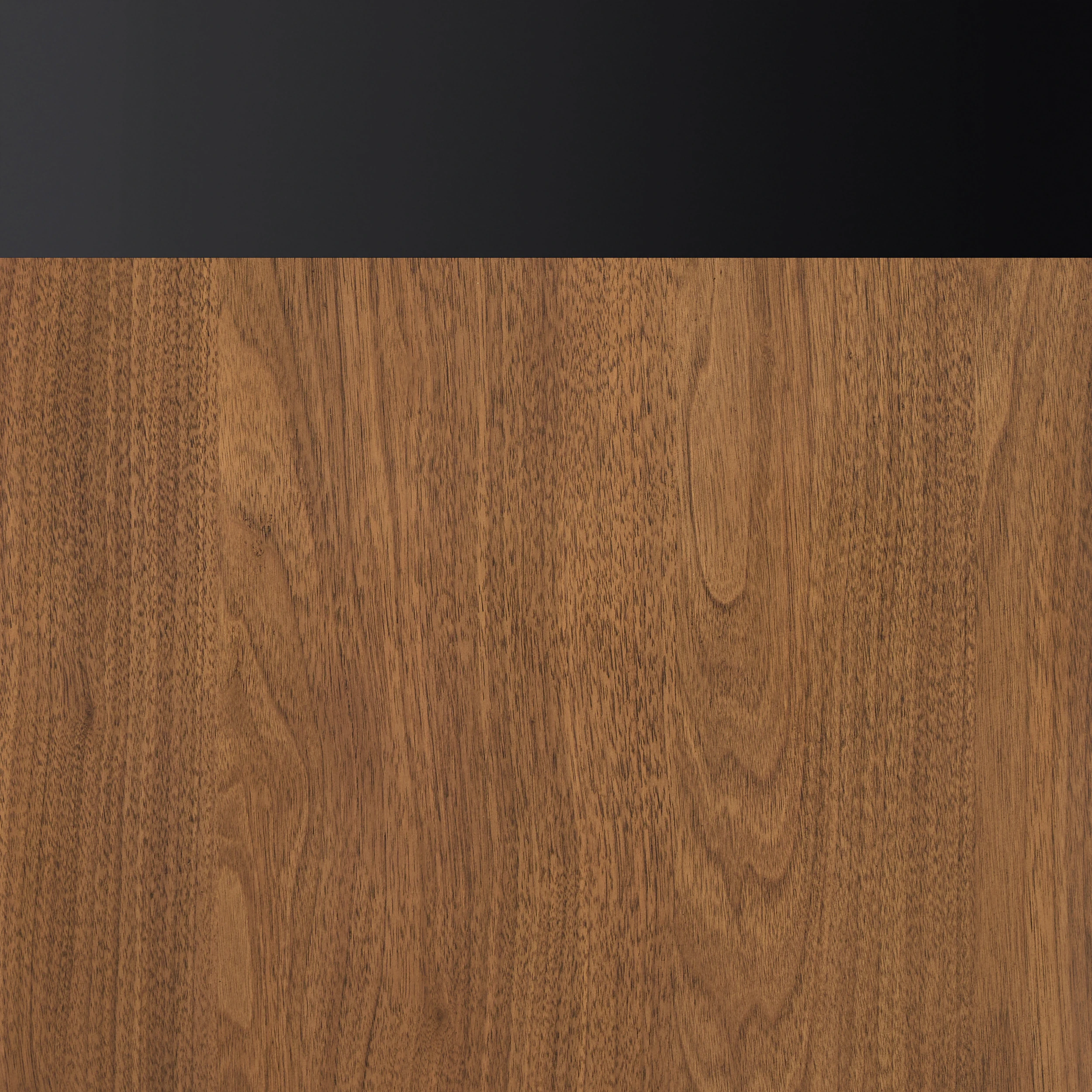 Scandinavian Oak with Matte Black Trim
