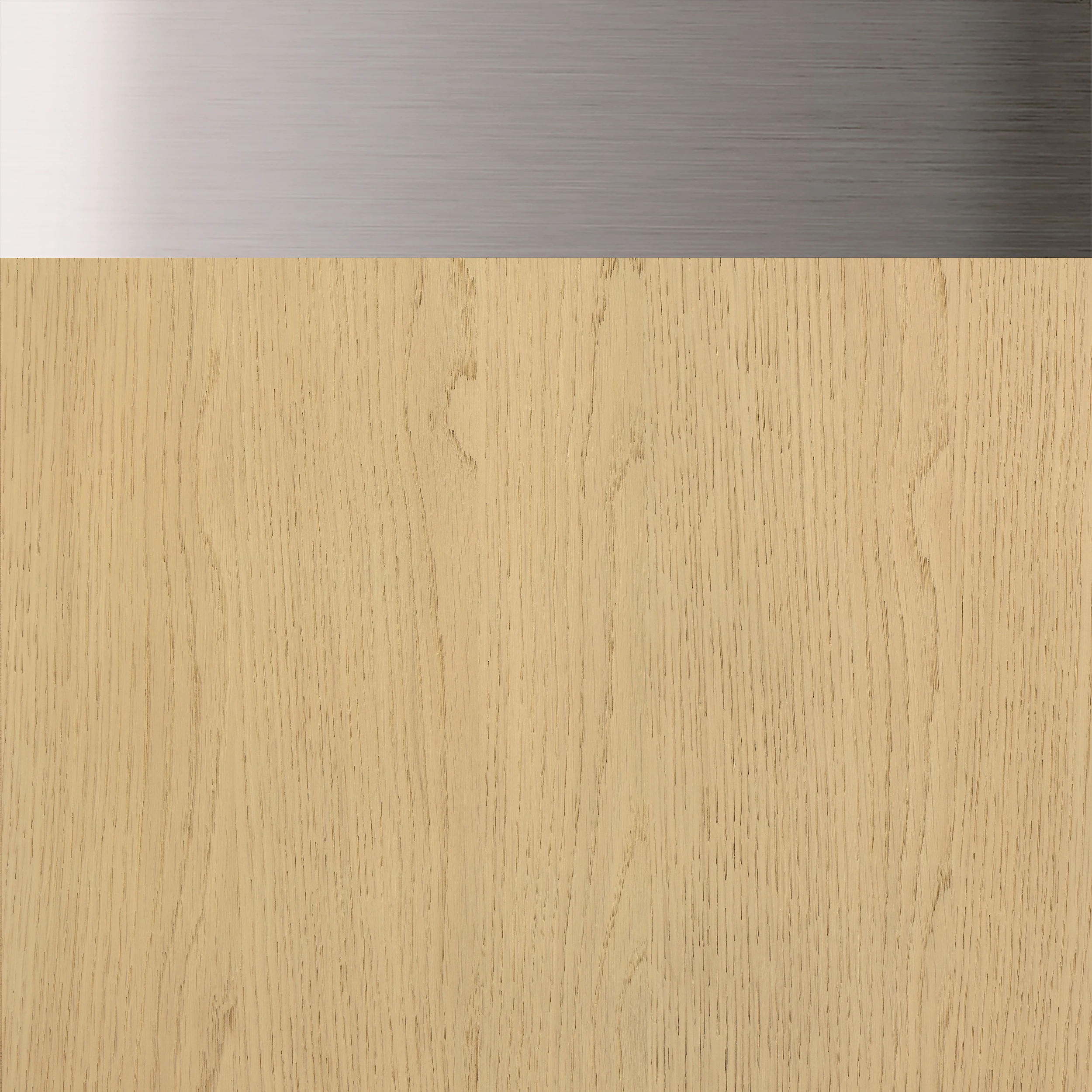 Scandinavian Oak with Brushed Nickel Trim