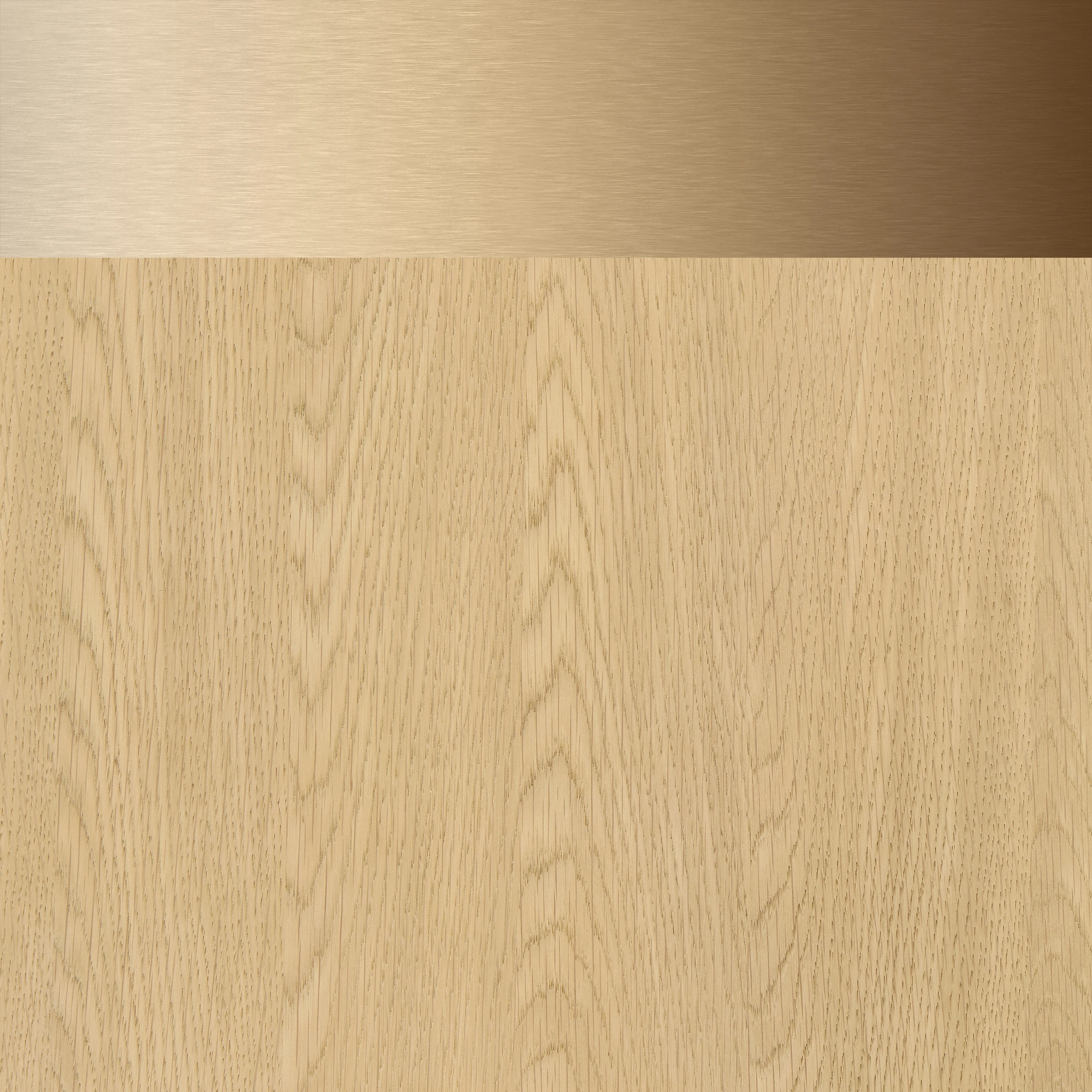 Scandinavian Oak with Satin Bronze Trim