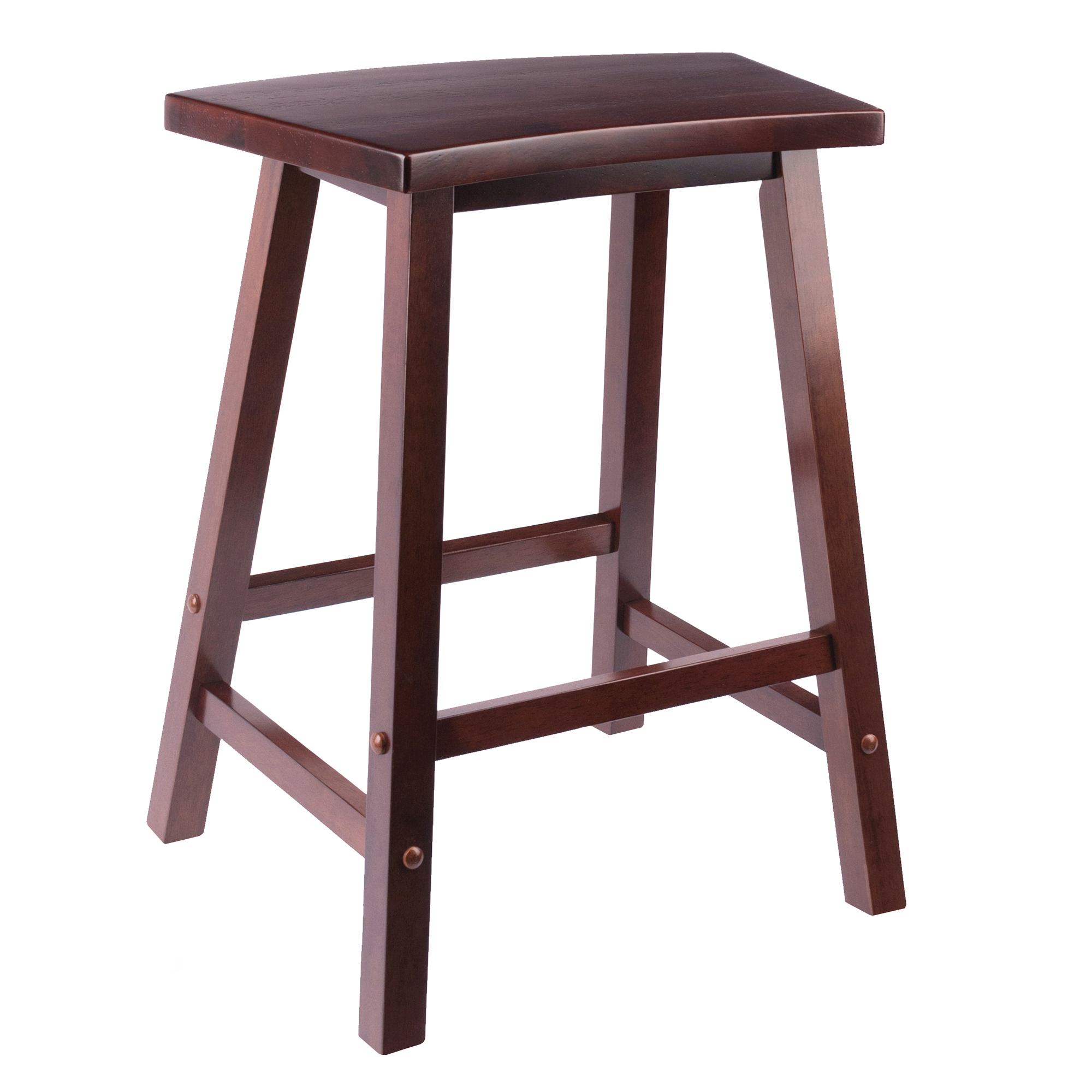 Fan Shape Stool Katashi Fan Shape Counter Stool, Walnut - Winsome Wood